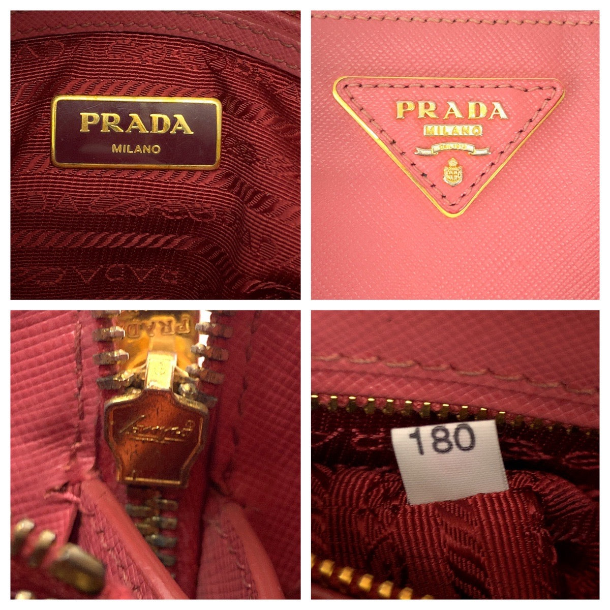 Prada Saffiano Lux Leather Handbag BL0838