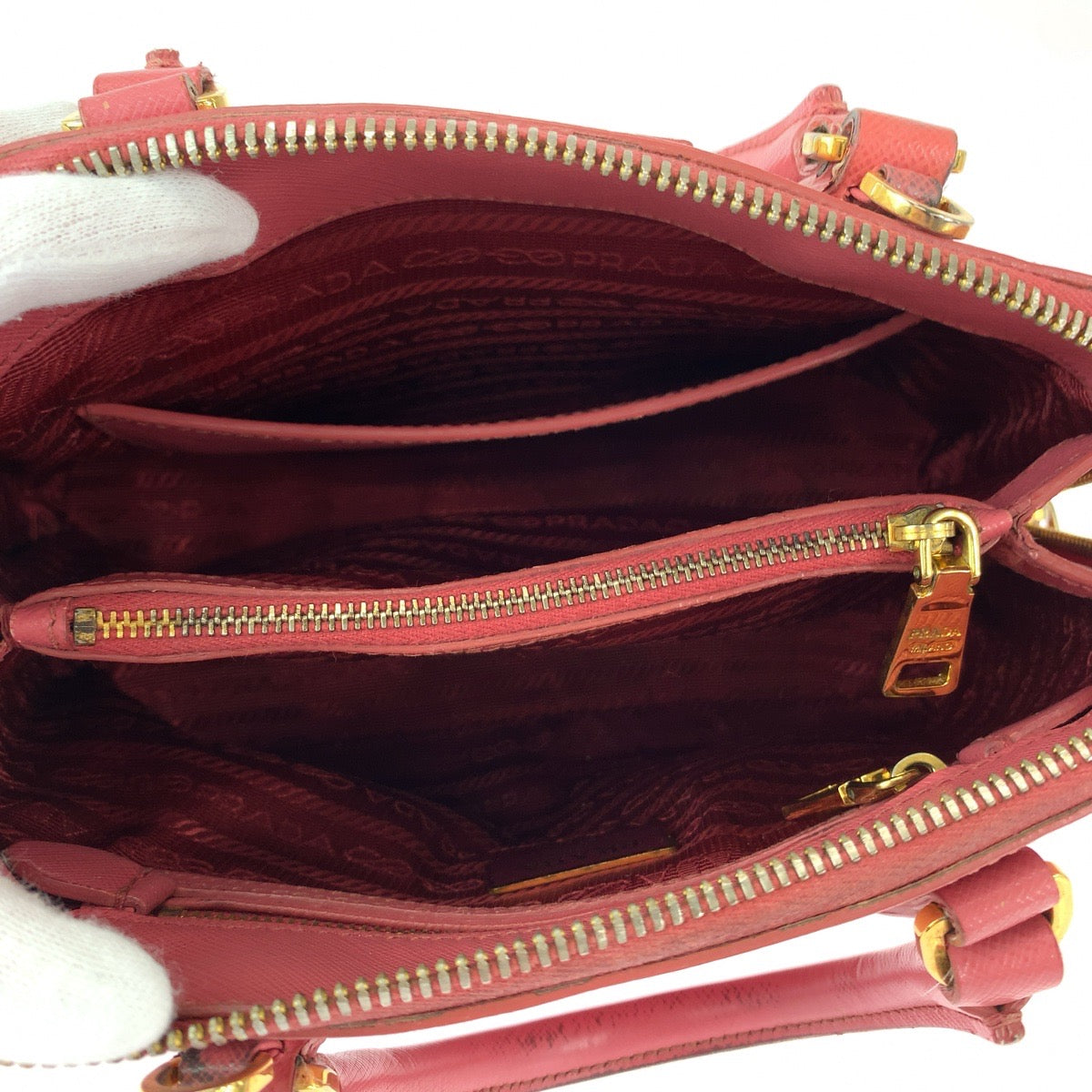 Prada Saffiano Lux Leather Handbag BL0838