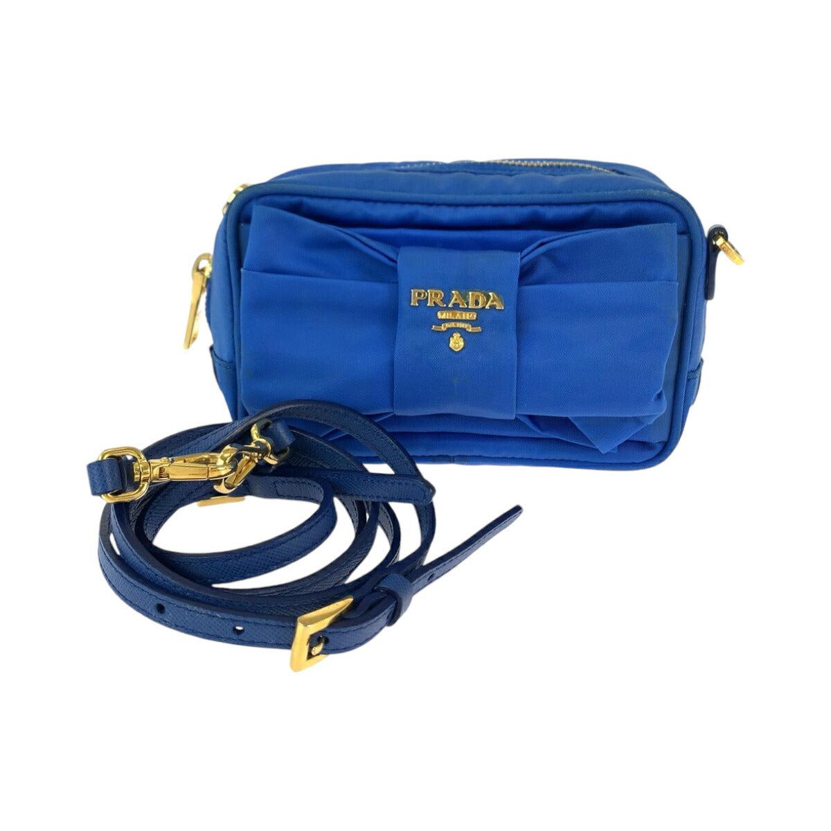 Prada Nylon Tessuto Ribbon Shoulder Bag