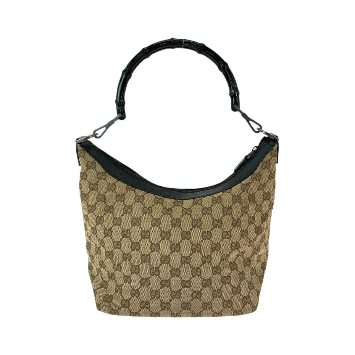 Gucci Bamboo Hobo GG Canvas Handbag