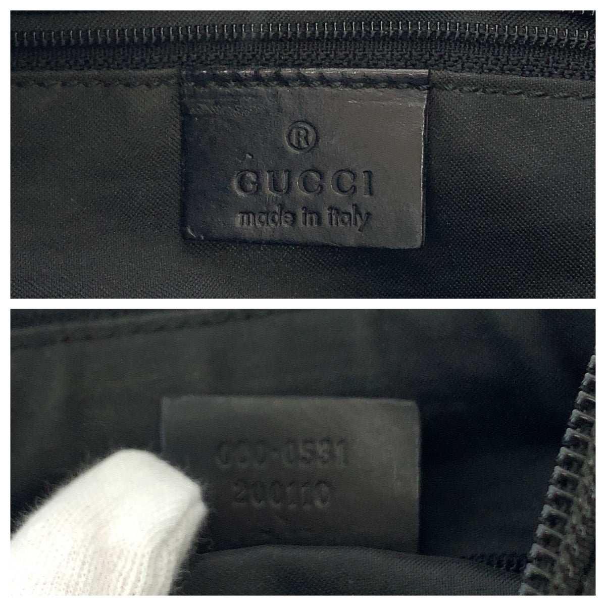 Gucci Bamboo Hobo GG Canvas Handbag