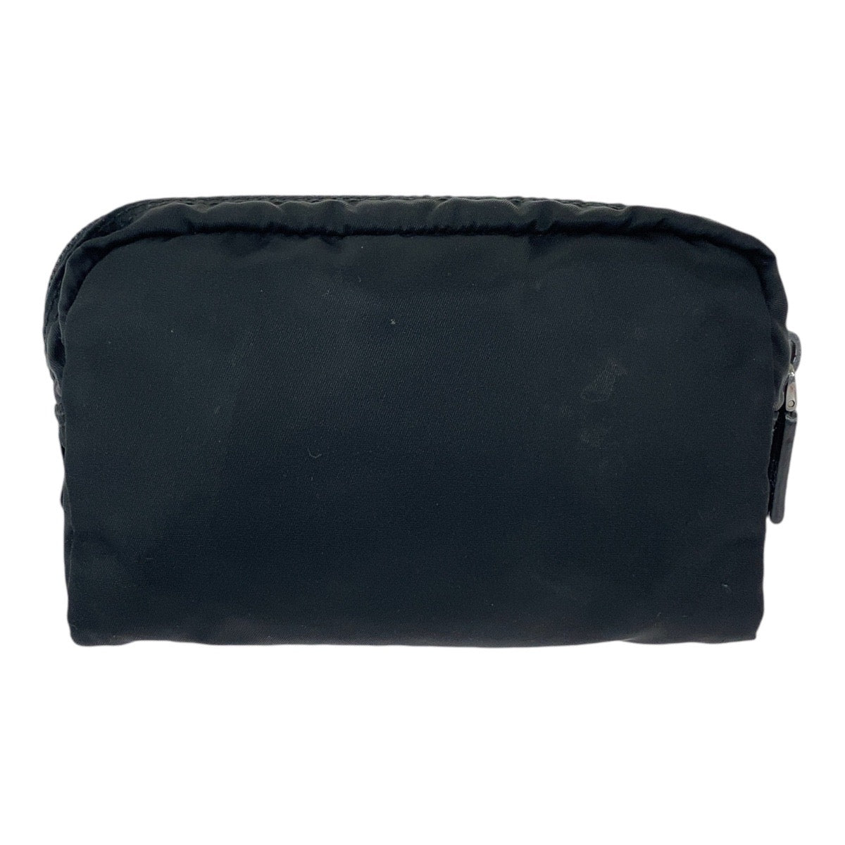 Prada Nylon Tessuto Logo Plate Pouch