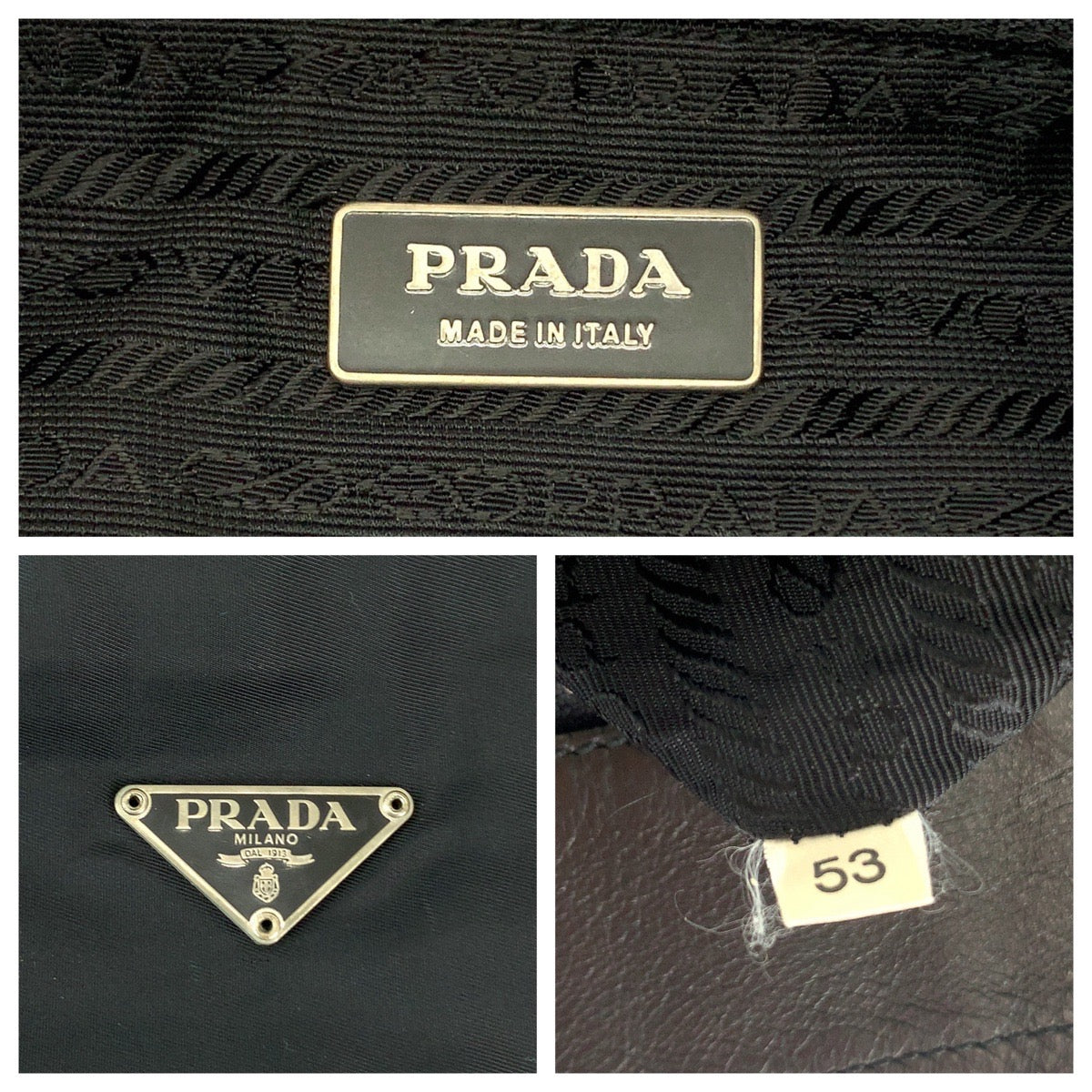 Prada Nylon Tessuto Logo Messenger Bag