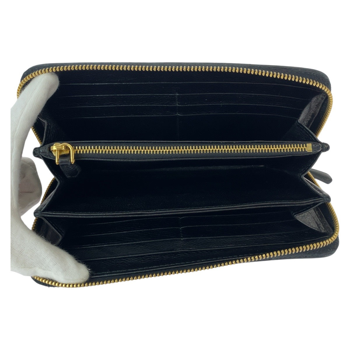 Prada Leather Ribbon Long Wallet