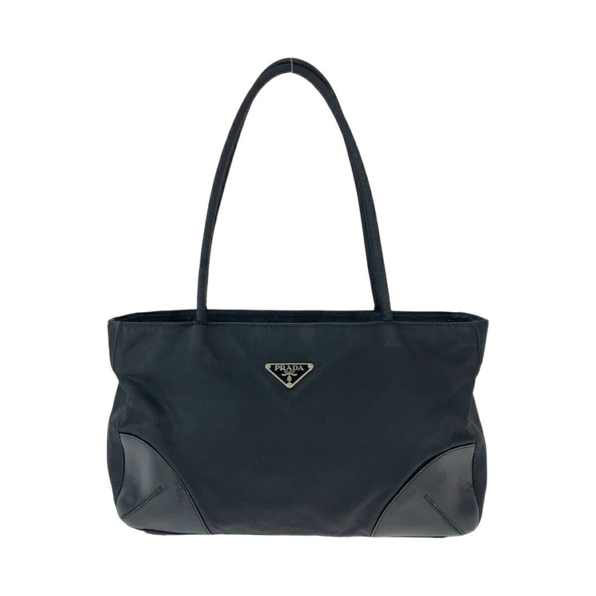 Prada Nylon Tessuto Logo Tote Bag