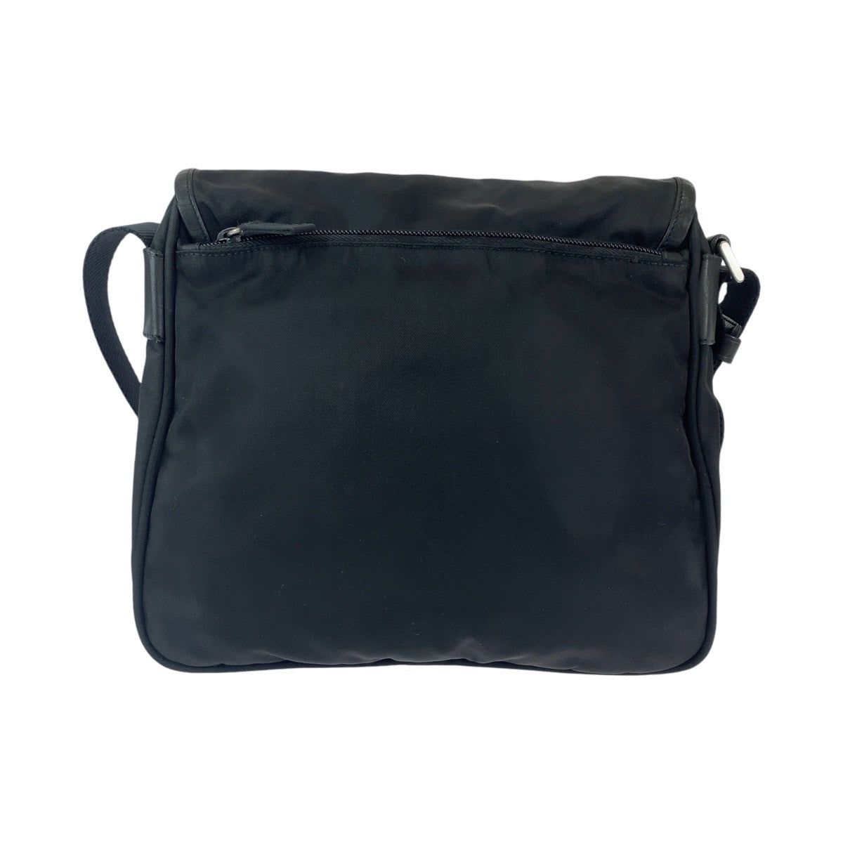 Prada Nylon Tessuto Triangle Logo Messenger Bag