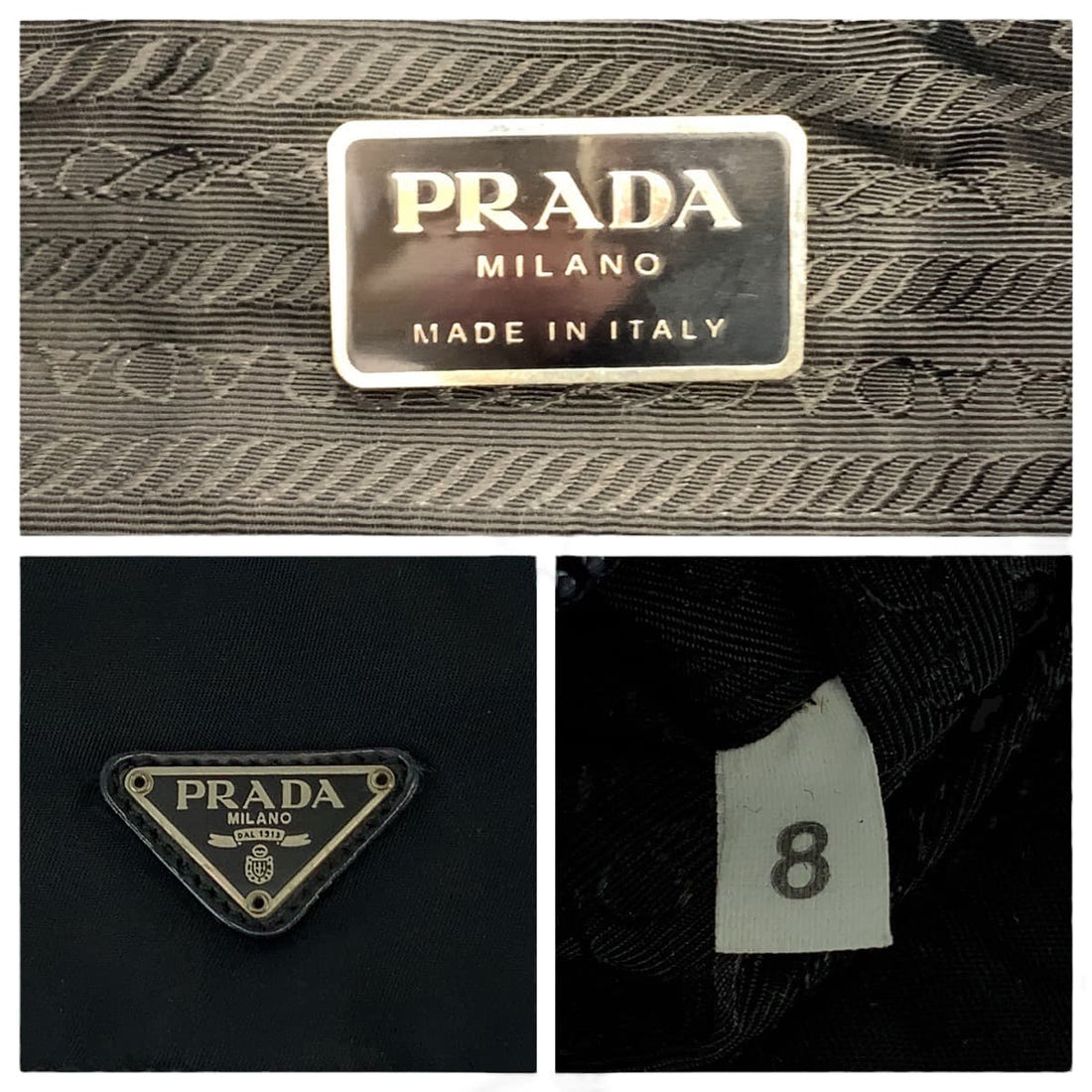 Prada Nylon Tessuto Triangle Logo Shoulder Bag