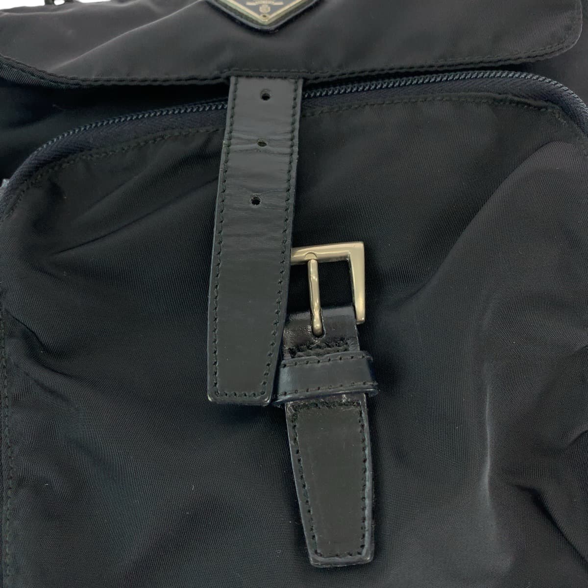 Prada Nylon Tessuto Triangle Logo Shoulder Bag