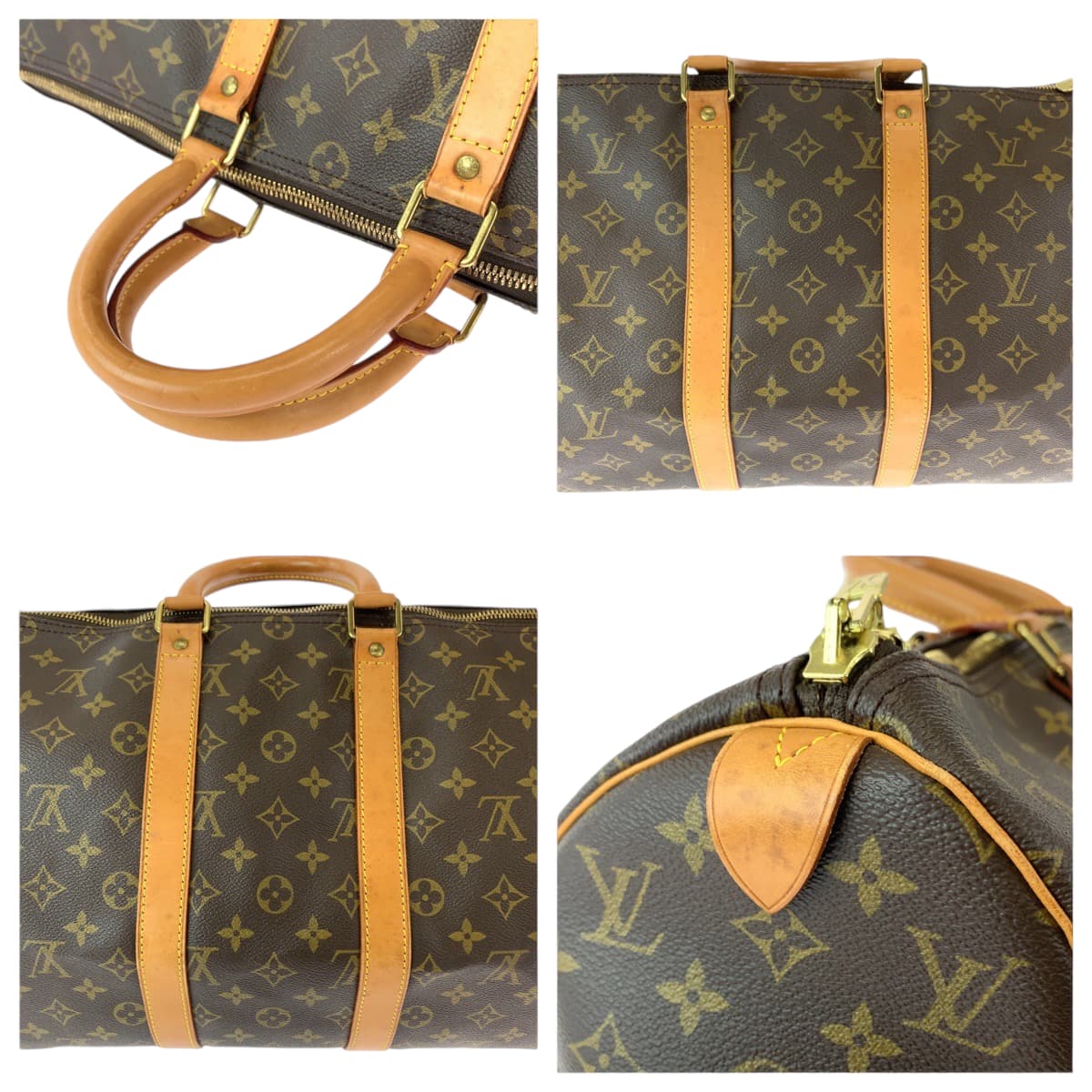 Louis Vuitton Monogram Keepall 50 Boston Bag