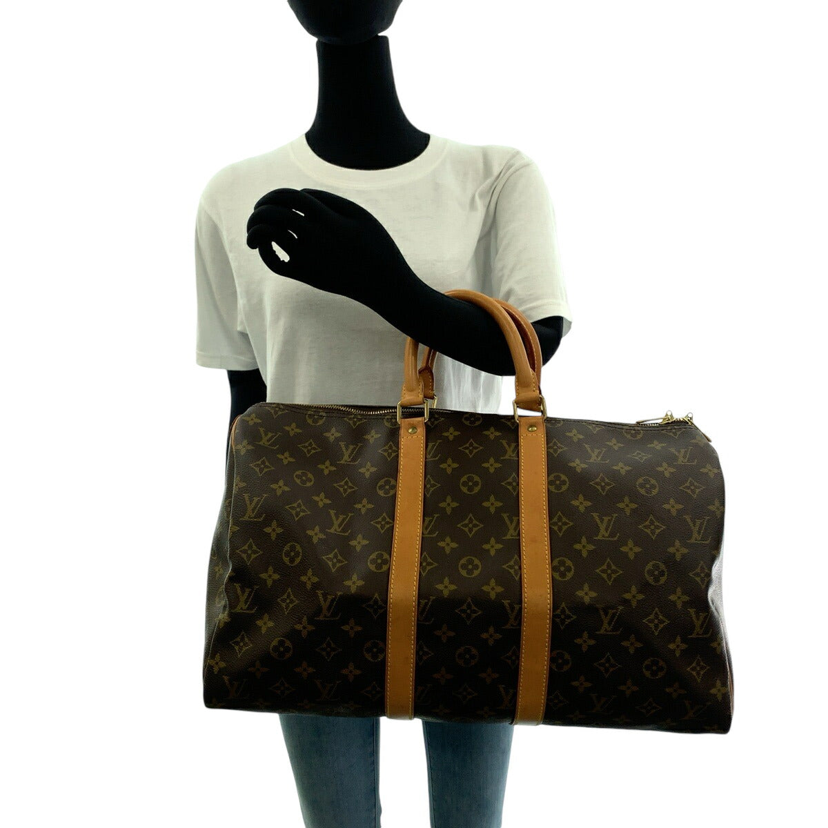 Louis Vuitton Monogram Keepall 50 Boston Bag in Very Good Condition