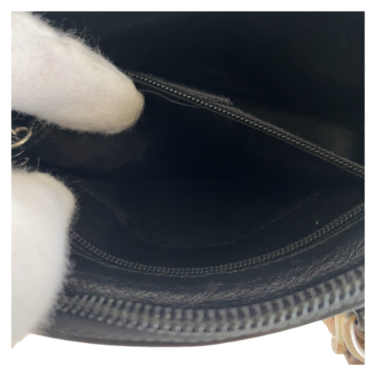 Gucci Bamboo Mini Handbag Black Patent