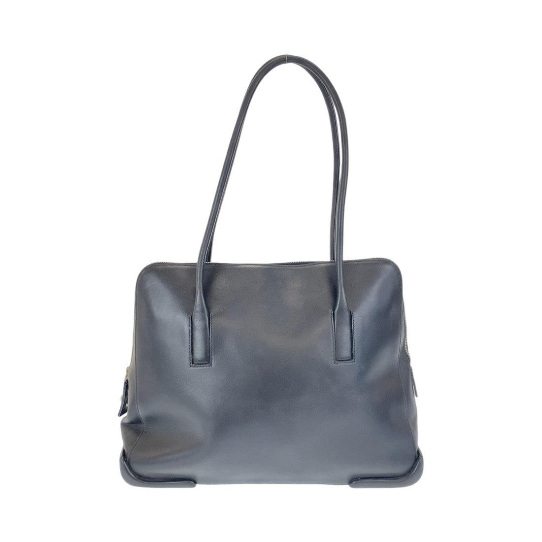 Prada Leather Shoulder Tote Bag