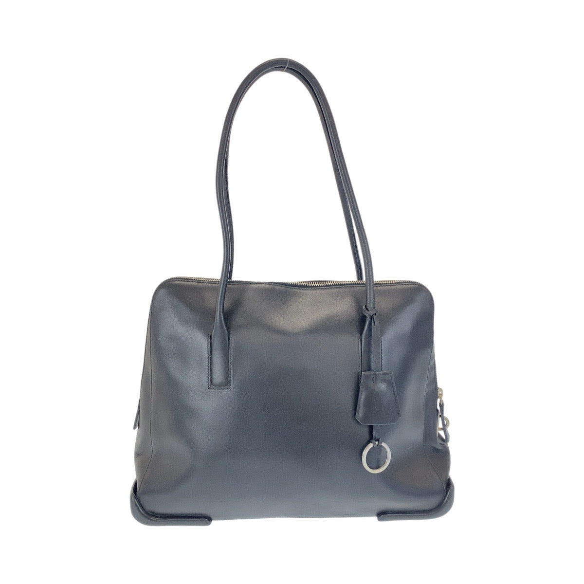 Prada Leather Shoulder Tote Bag