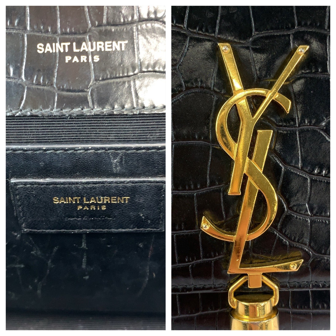 Saint Laurent Kate Leather Crossbody Bag