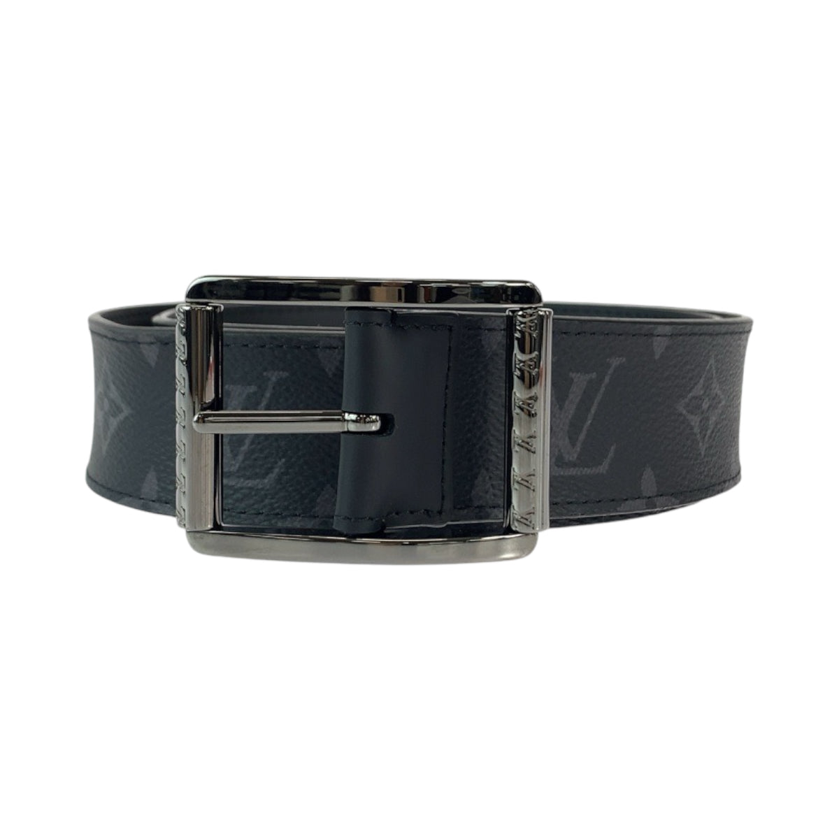 Louis Vuitton Monogram Eclipse Belt M9044 in Very Good Condition