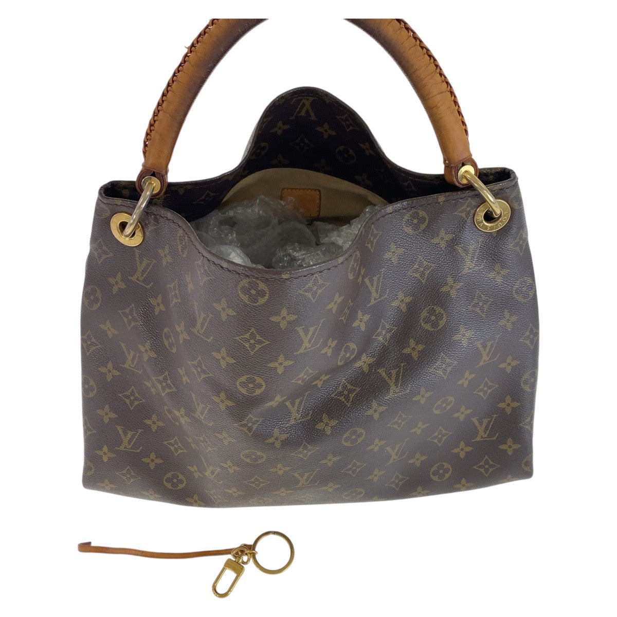 Louis Vuitton Artsy MM Shoulder Bag PVC/Leather in Good Condition