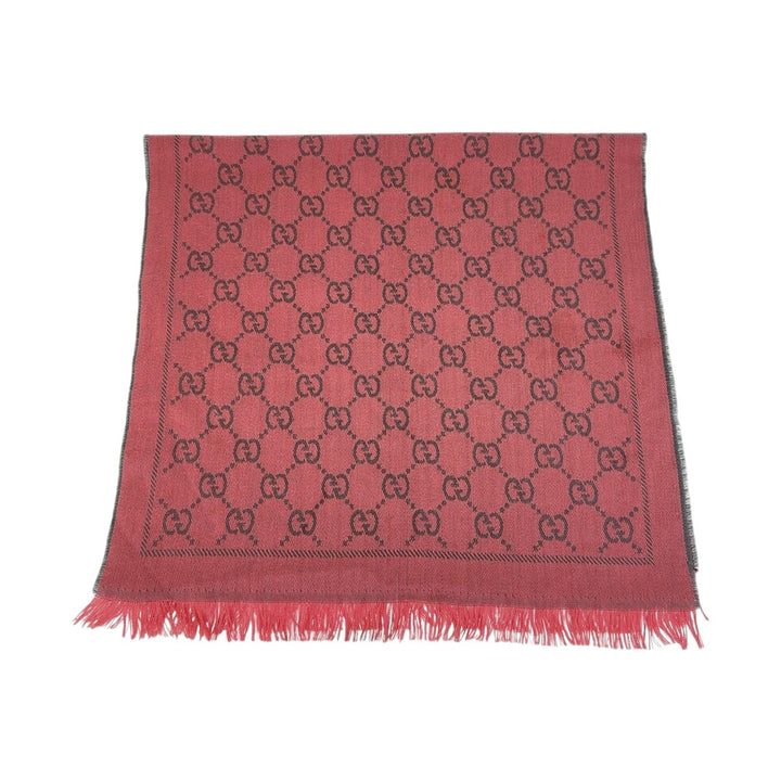 Gucci Wool GG Pattern Scarf