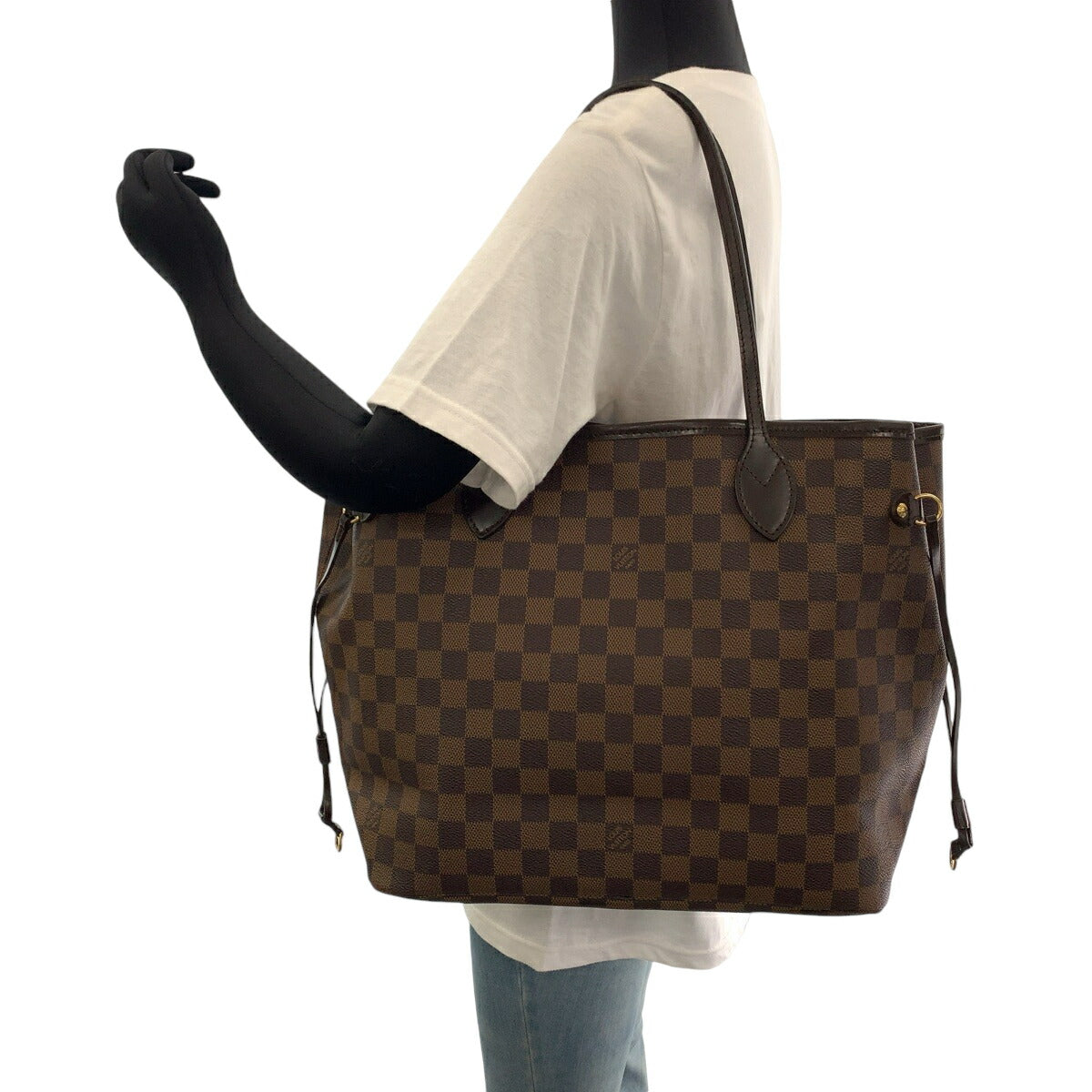 Louis Vuitton Damier Neverfull MM Tote Bag