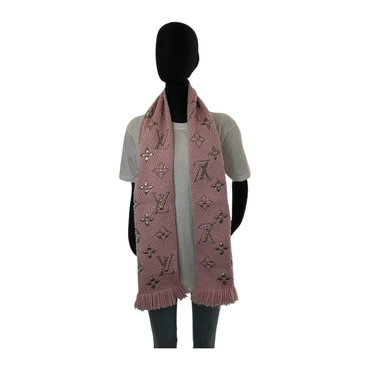 Louis Vuitton Monogram Shine Wool Scarf M70466