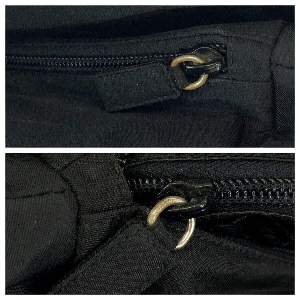 Prada Nylon Tessuto Triangle Logo Tote Bag