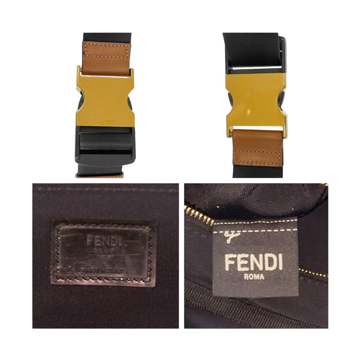 Fendi Zucca Canvas Waist Bag 7VA434