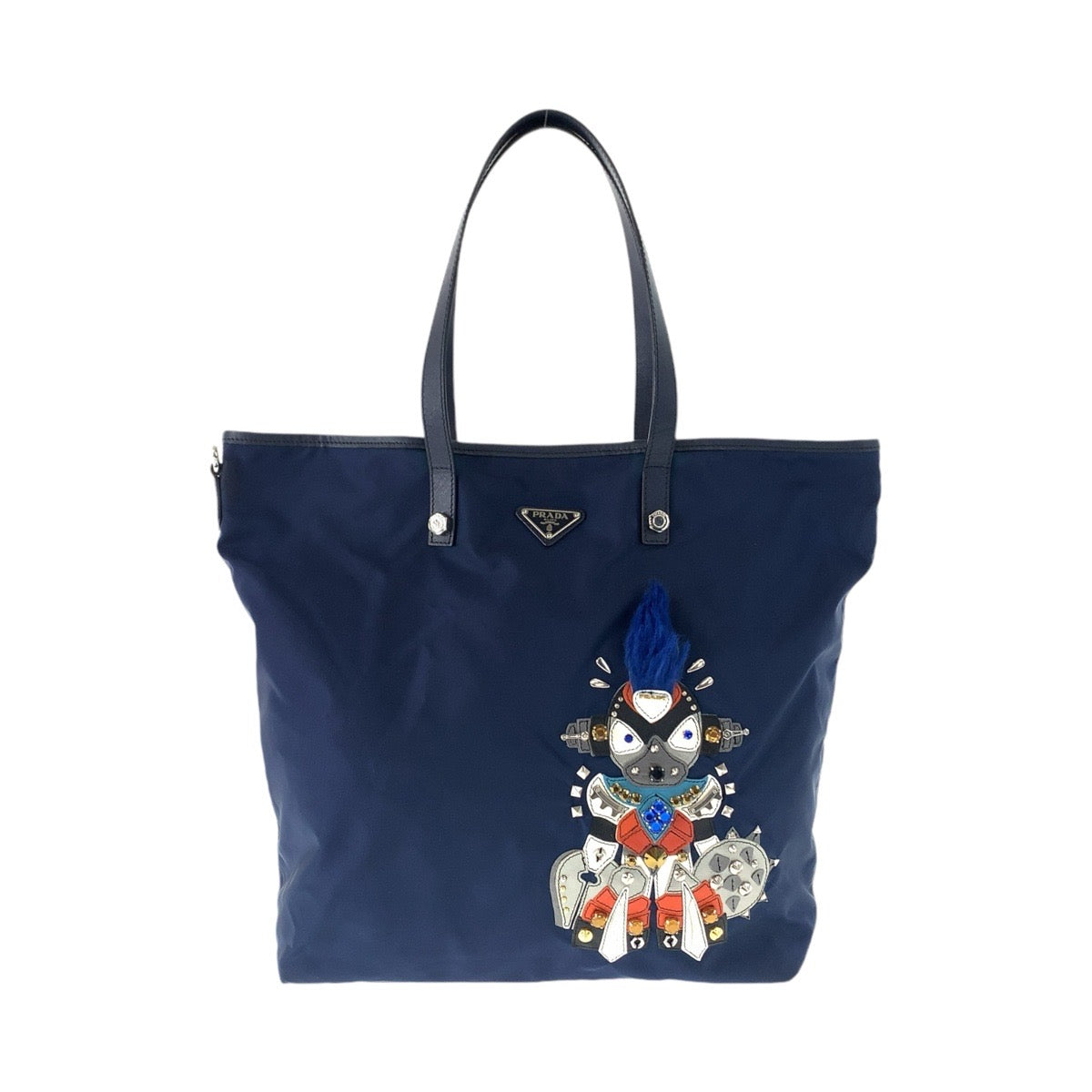 Prada Nylon Tessuto Robot Patchwork Tote