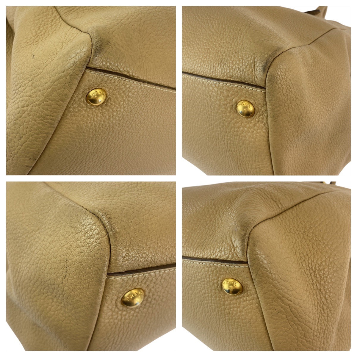 Prada Vitello Daino Leather Tote Bag