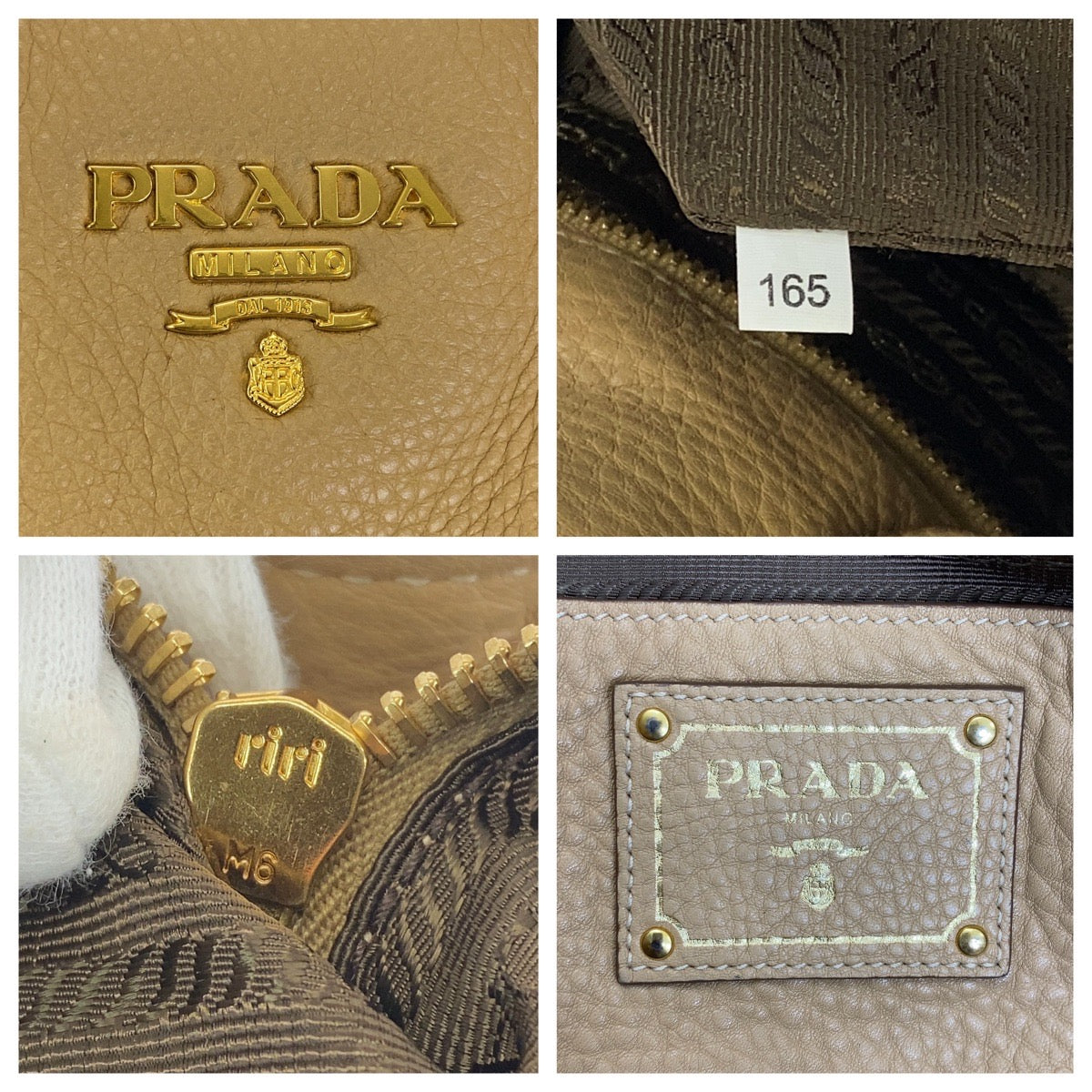 Prada Vitello Daino Leather Tote Bag