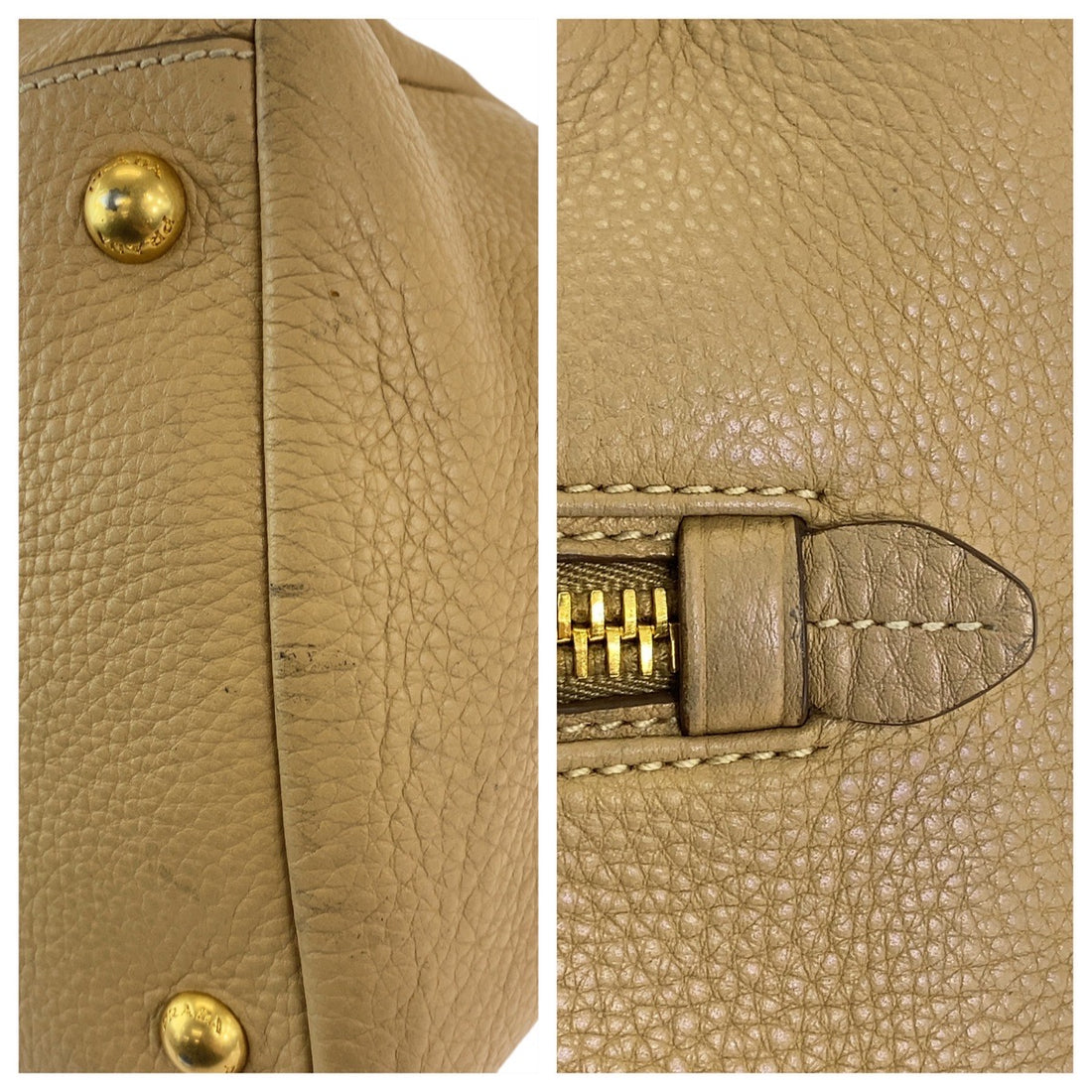 Prada Vitello Daino Leather Tote Bag