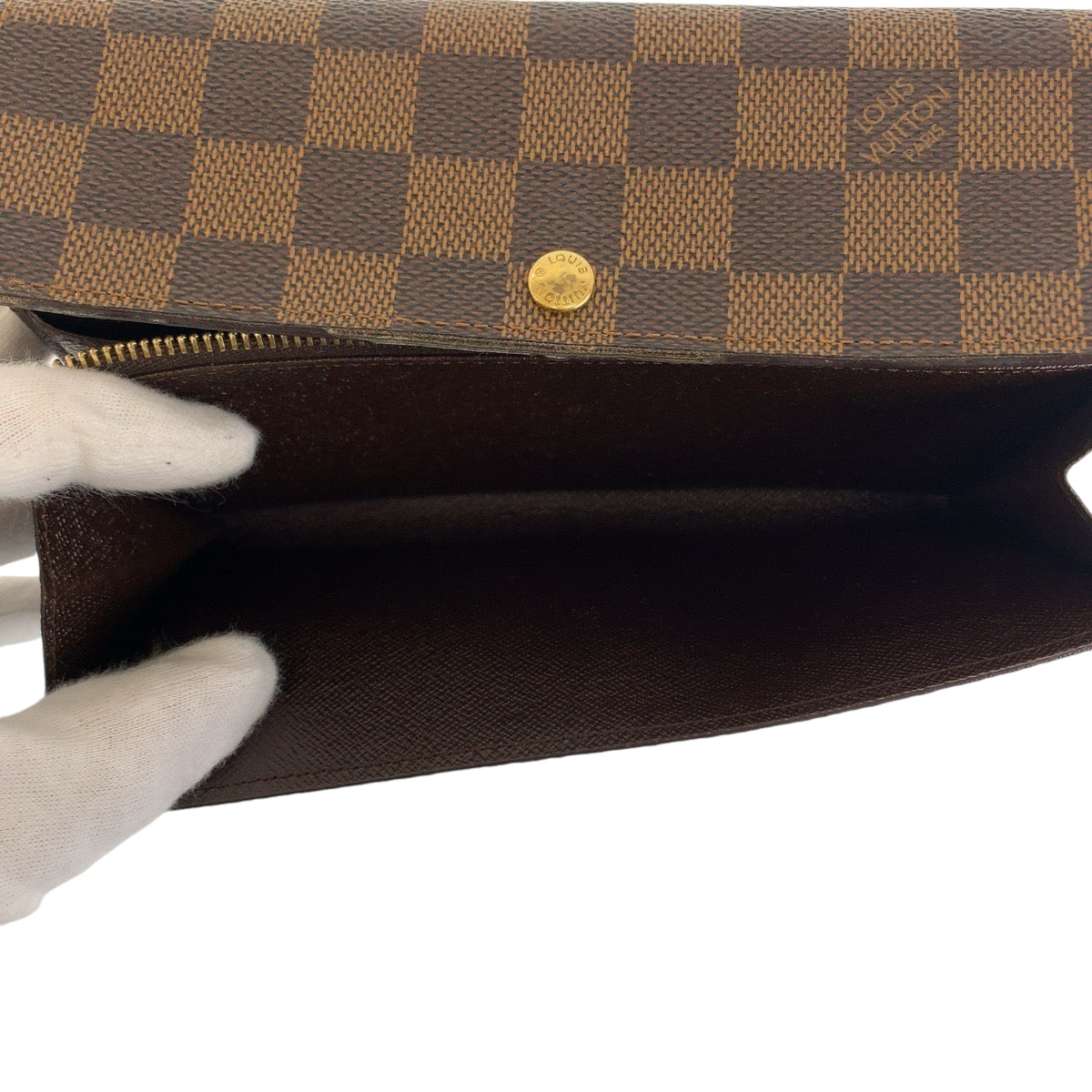 Louis Vuitton Damier Long Wallet N61725