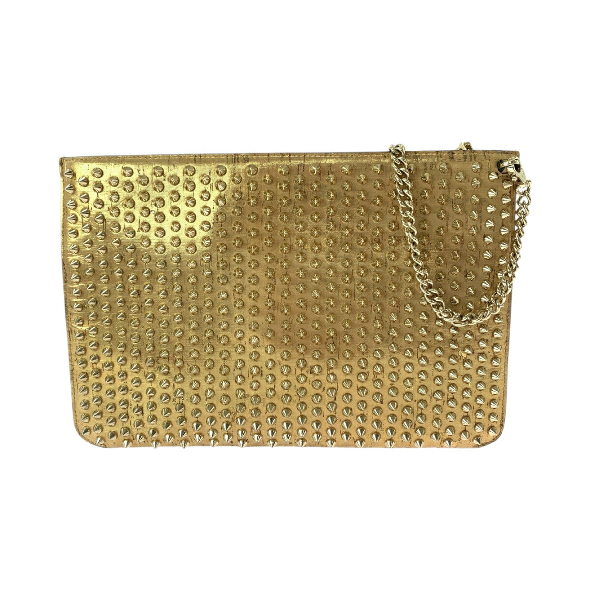 Christian Louboutin Leather Chain Shoulder Clutch