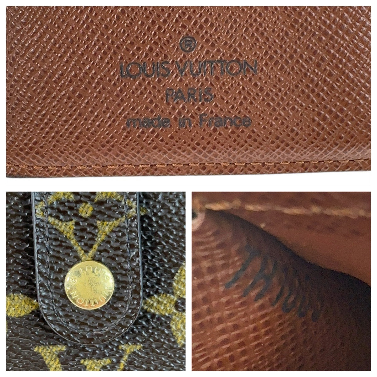 Louis Vuitton Monogram Compact Wallet Brown