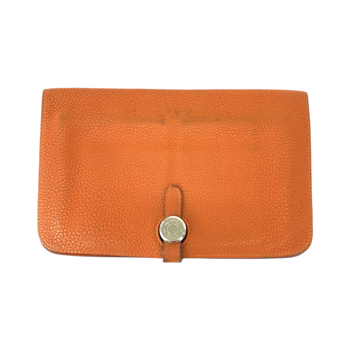 Hermes Dogon GM Long Wallet Orange