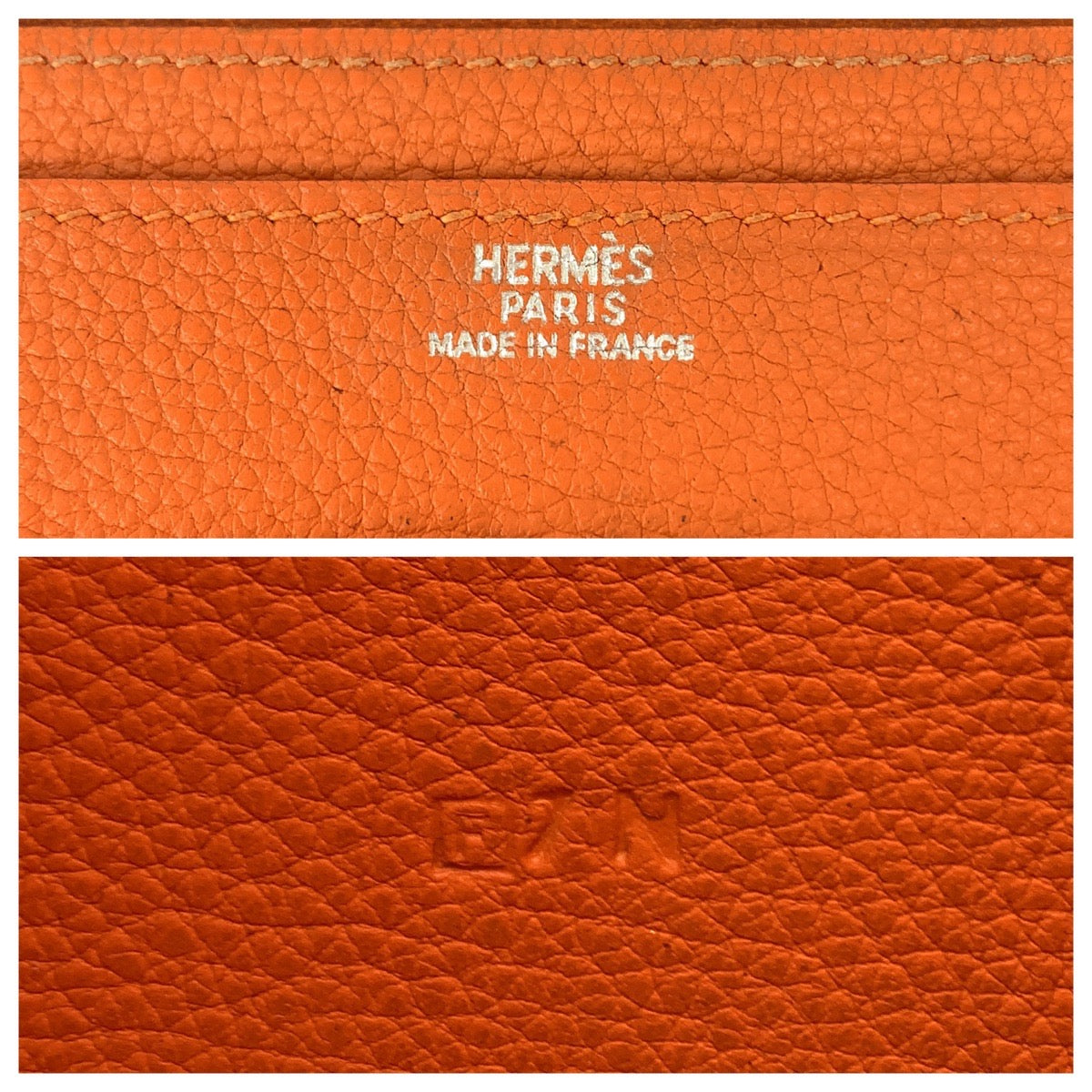 Hermes Dogon GM Long Wallet Orange