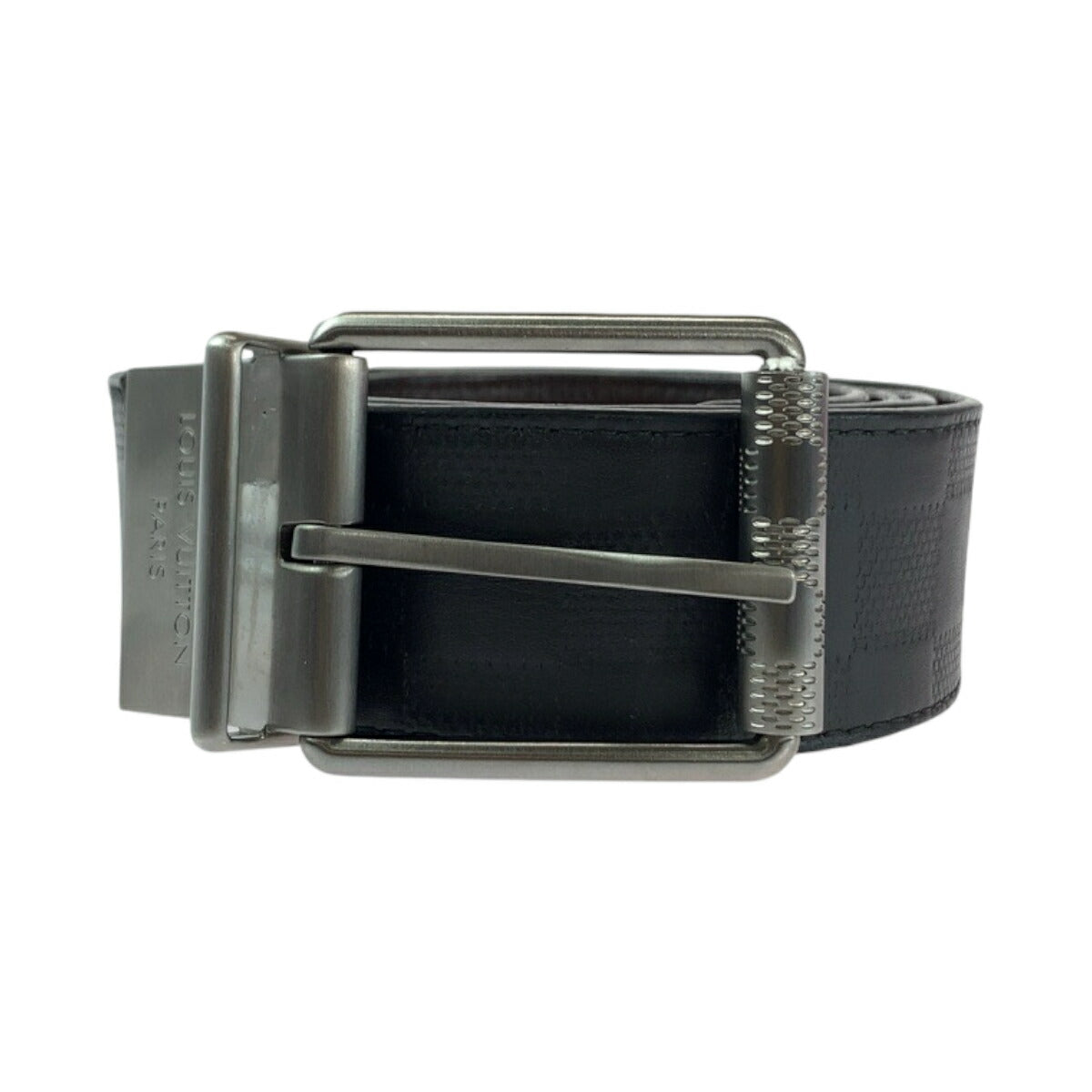 Louis Vuitton Damier Infini Leather Belt Black Brown