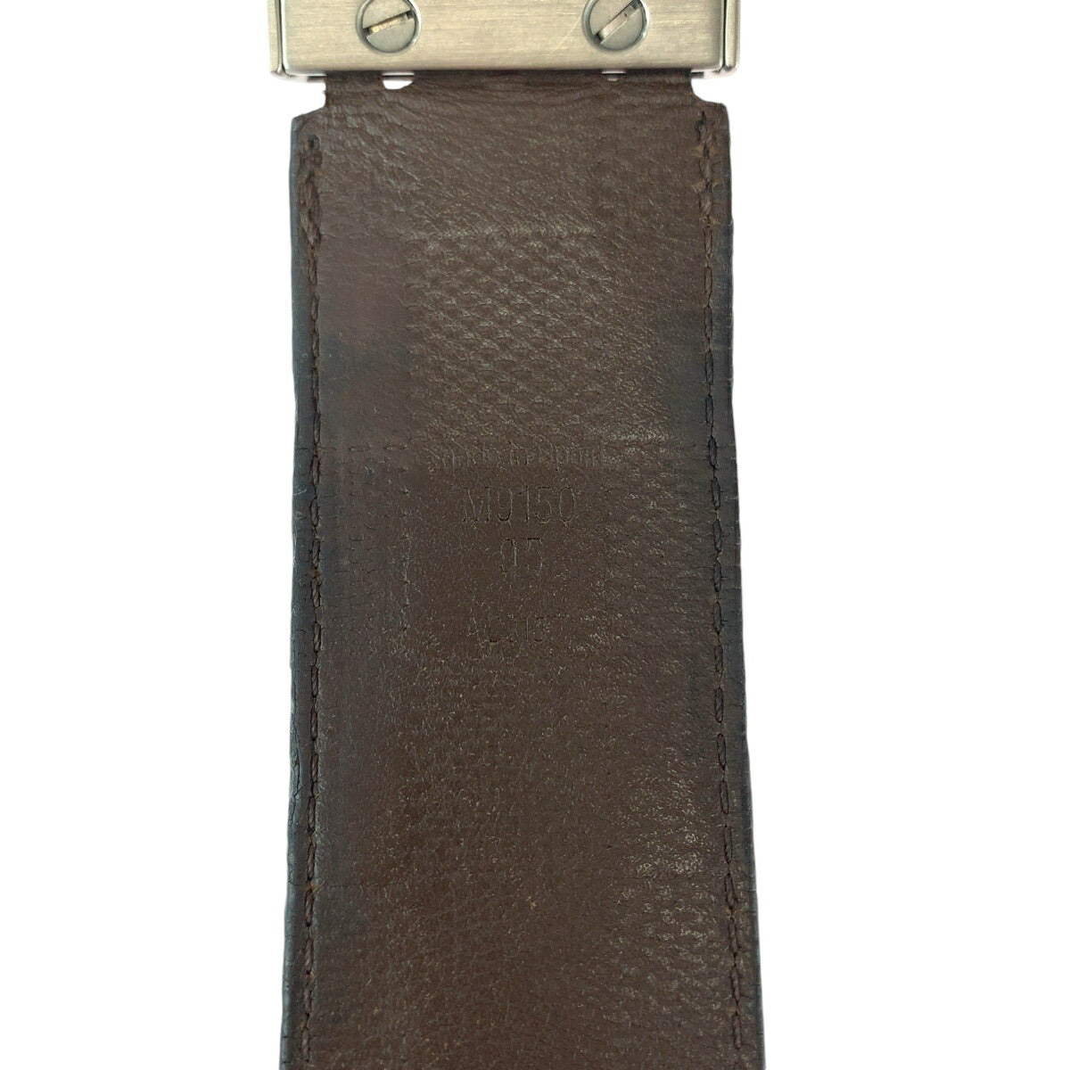 Louis Vuitton Damier Infini Leather Belt Black Brown