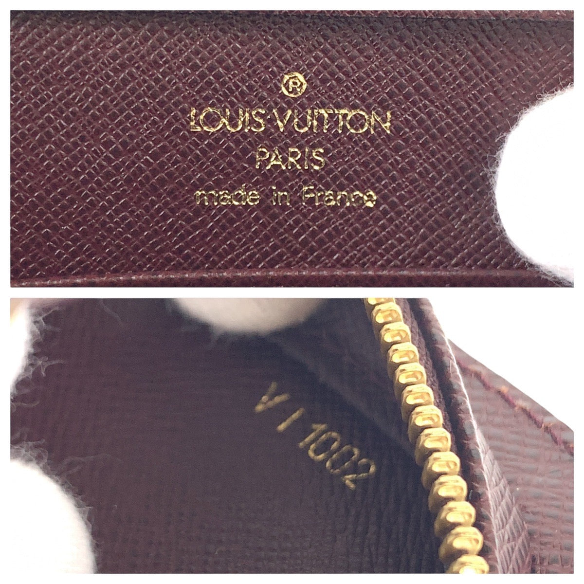 Louis Vuitton Taiga Baikal Leather Clutch