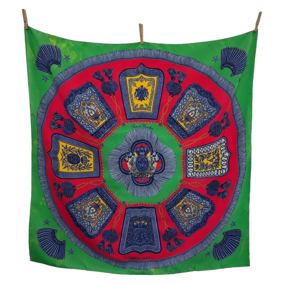 Hermes Silk Scarf Poste et Cavalerie