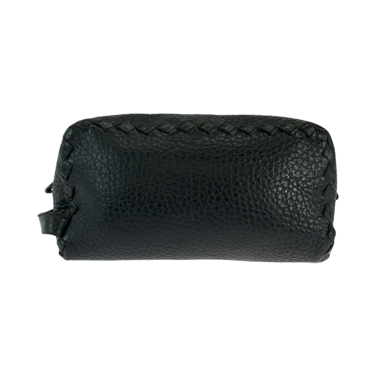 Bottega Veneta Intrecciato Black Clutch Bag