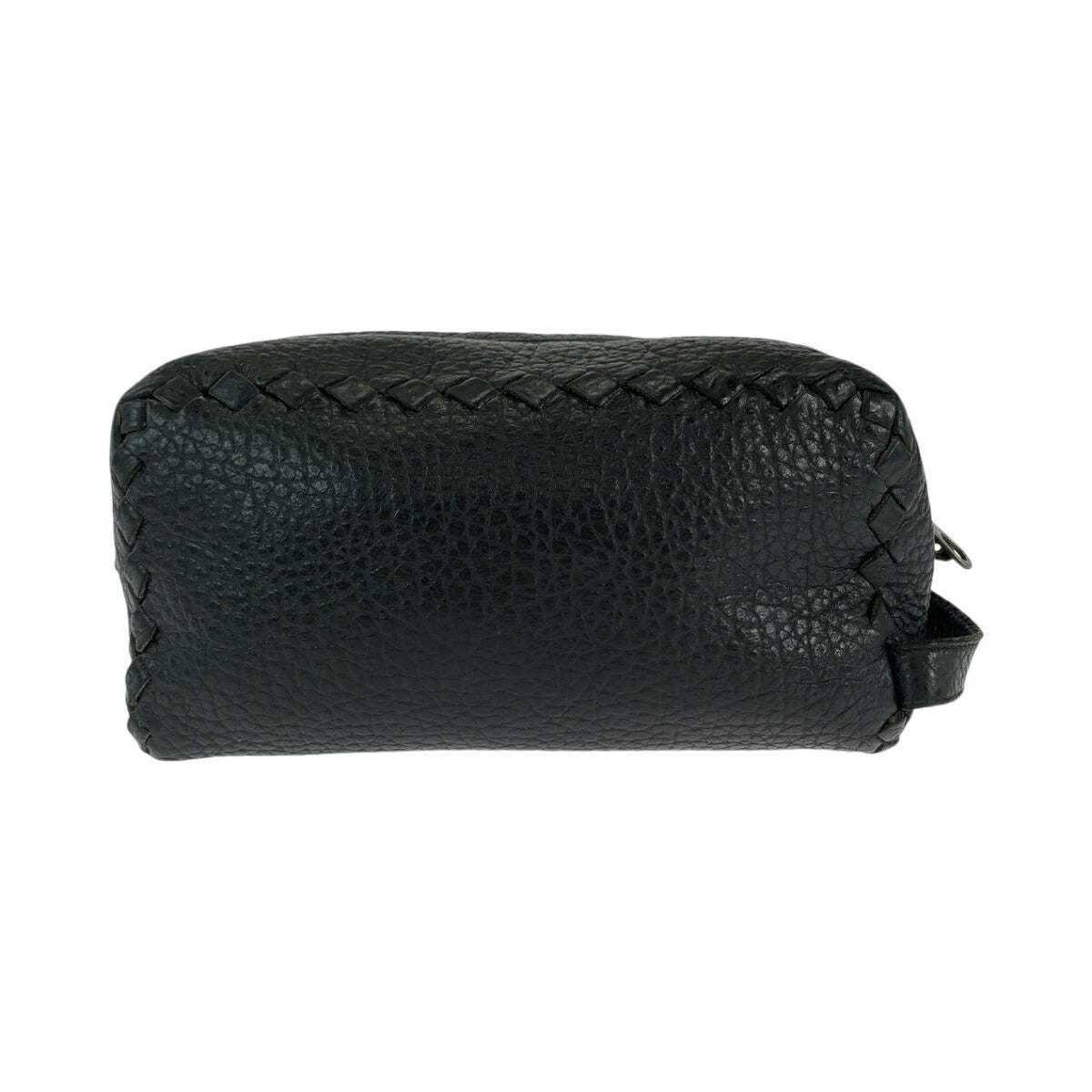 Bottega Veneta Intrecciato Black Clutch Bag