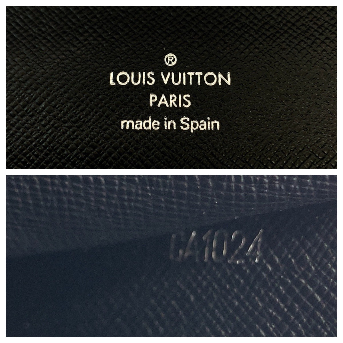 Louis Vuitton Taiga Selenga Clutch Black