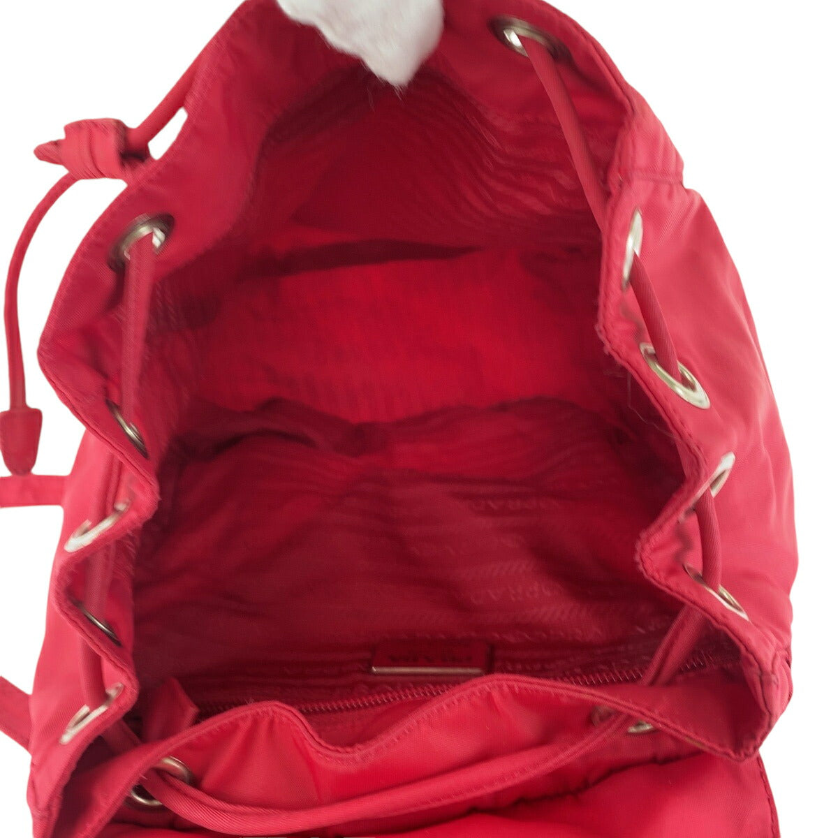 Prada Nylon Tessuto Logo Backpack