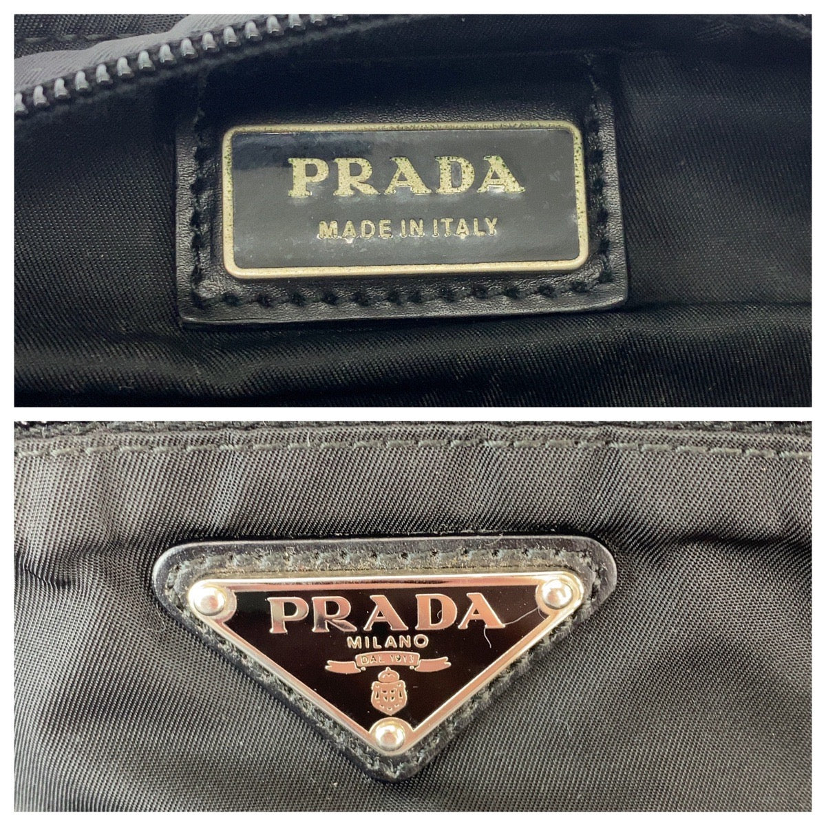 Prada Nylon Tessuto Triangle Logo Crossbody