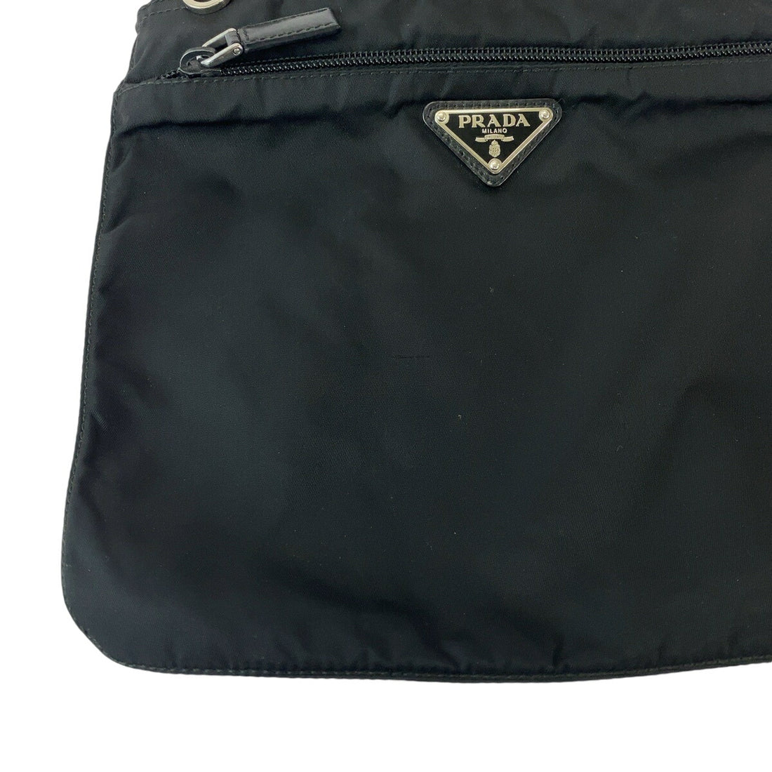 Prada Nylon Tessuto Triangle Logo Crossbody