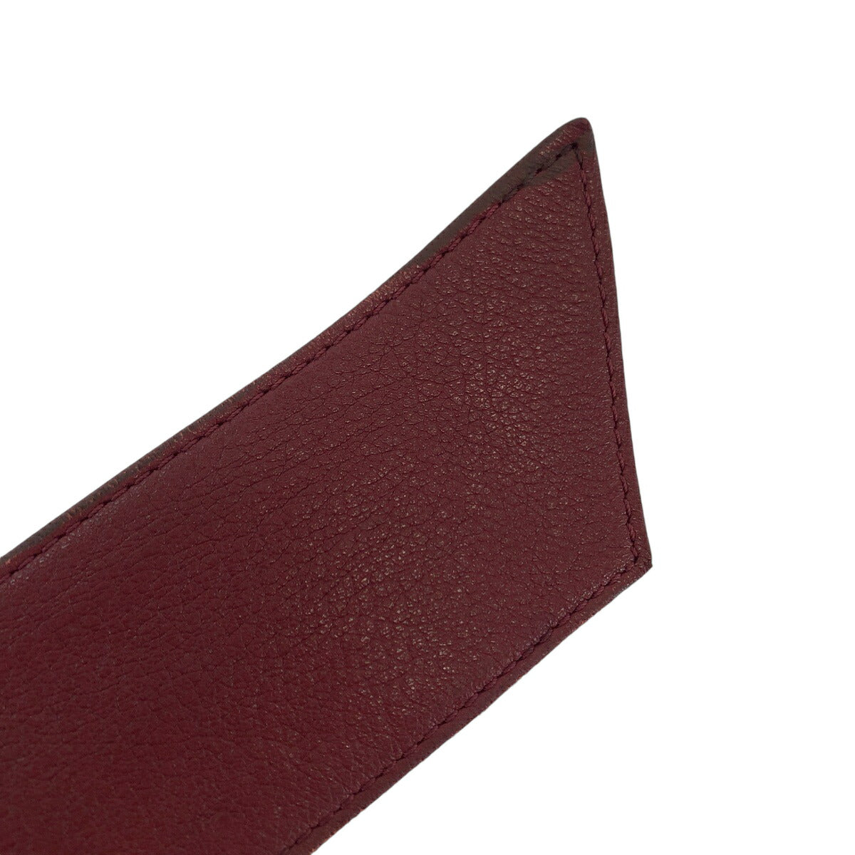 Dior Vintage Wine Red Leather Belt