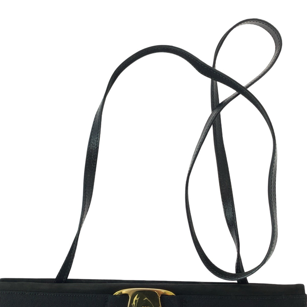 Salvatore Ferragamo Suede Vara Ribbon Shoulder Bag