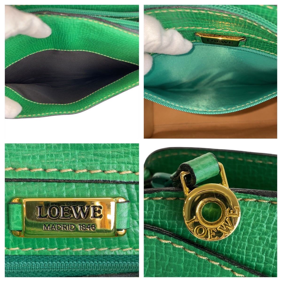 Loewe Vintage Leather Shoulder Bag Pochette