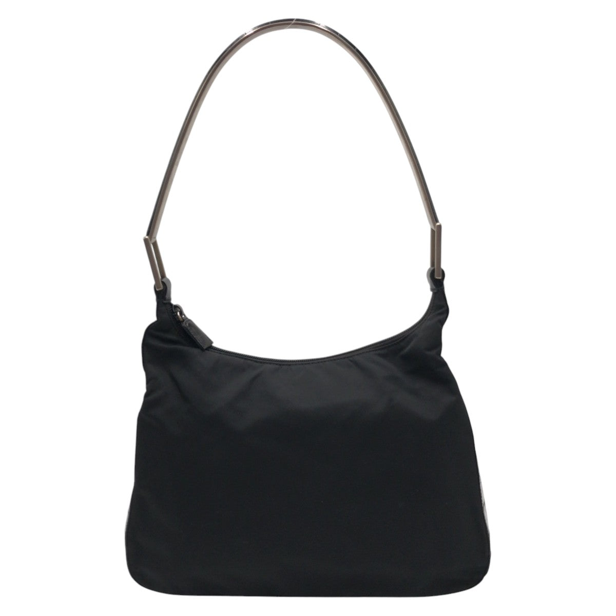 Prada Nylon Leather Hobo Shoulder Bag