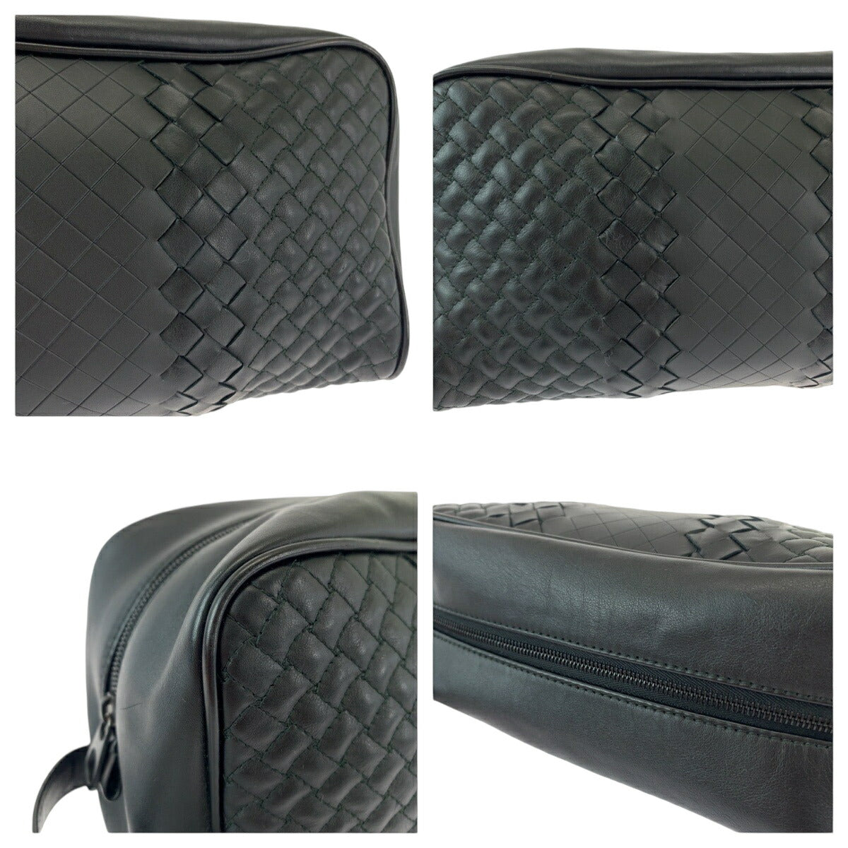 Bottega Veneta Leather Toiletry Clutch