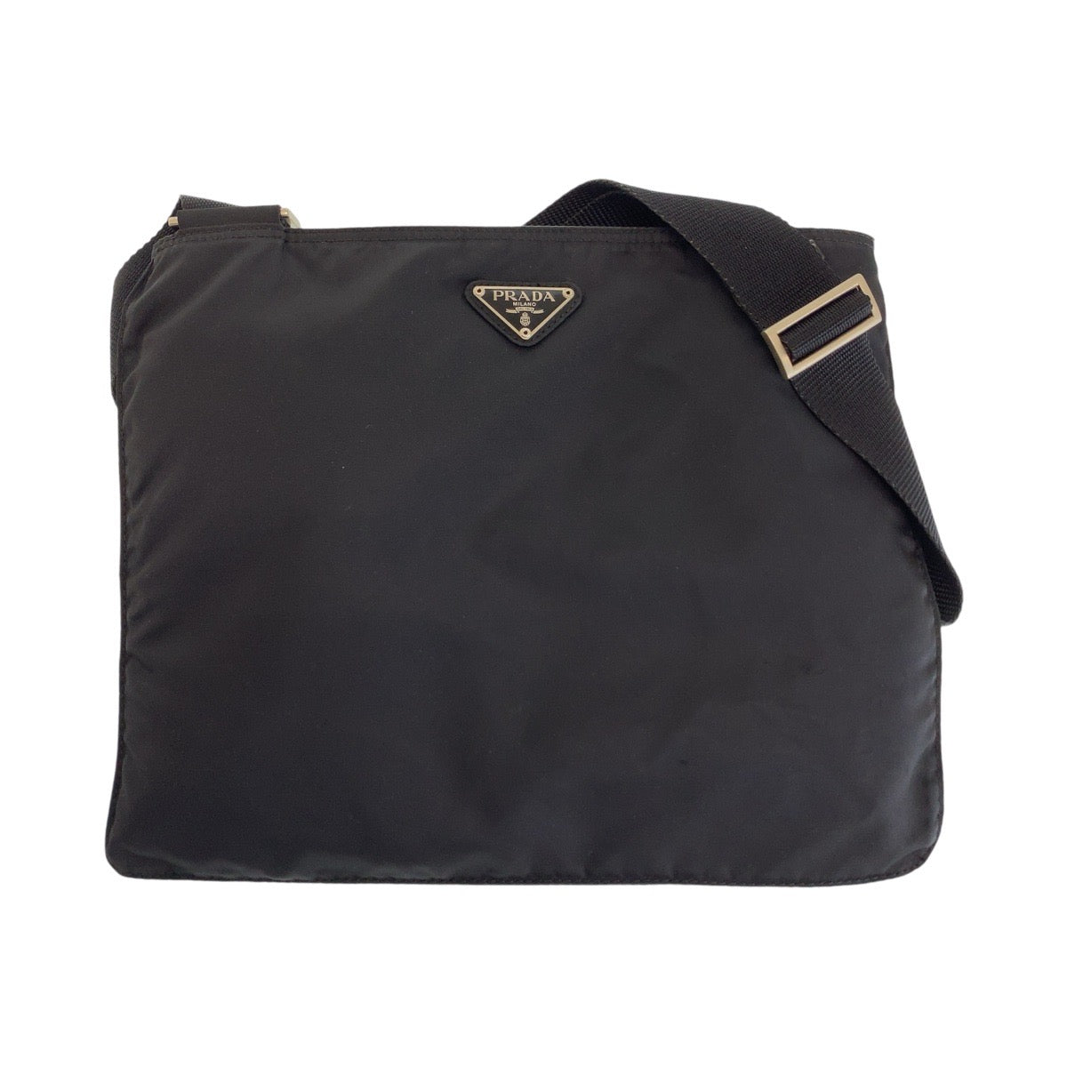 Prada Nylon Tessuto Triangle Logo Shoulder Bag